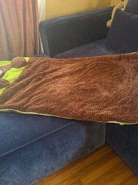 Hugfun Animal Slumber Bag, Brown Dog